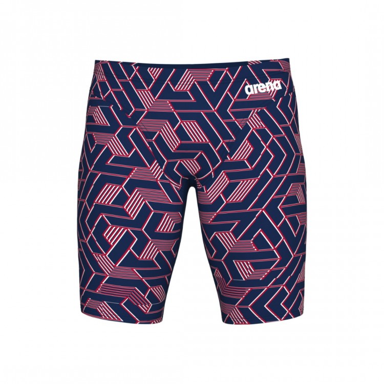 MEN'S ARENA ESCAPE SWIM JAMMER NAVY TEAM REDWHITEBLUE