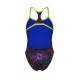 WOMEN'S ARENA ENERGY SWIMSUIT BOOSTER BACK SOFT GREEN BLACK MULTI