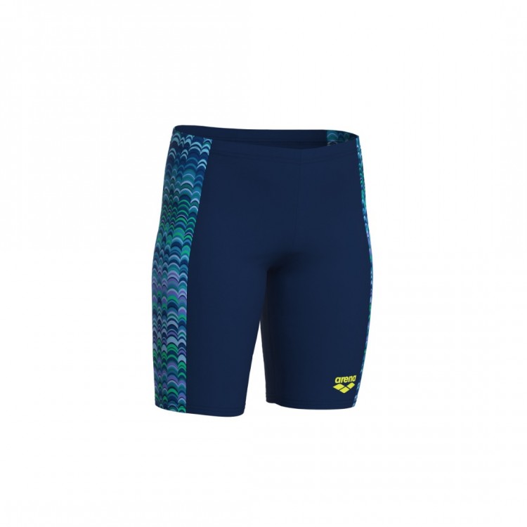 BOY'S ARENA ONDULATION SWIM JAMMER NAVY MULTI NAVY