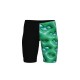 BOY'S ARENA LOGO GRAPHIC SWIM JAMMER BLACKSOFT GREEN MULTI