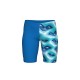 BOY'S ARENA LOGO GRAPHIC SWIM JAMMER BLUE RIVER WATER MULTI