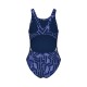 GIRL'S ARENA ESCAPE SWIMSUIT SWIM TECH L NAVY TEAM NAVY