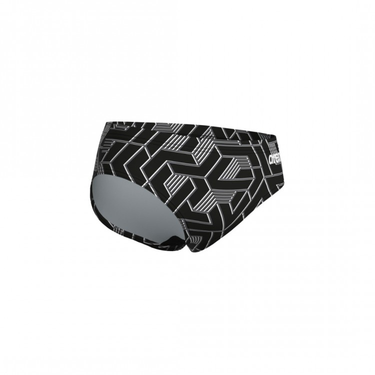 BOY'S ARENA ESCAPE SWIM BRIEFS BLACK TEAM BLACK