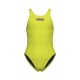 GIRLS TEAM SWIMSUIT SWIM TECH SOLID SOFT GREEN