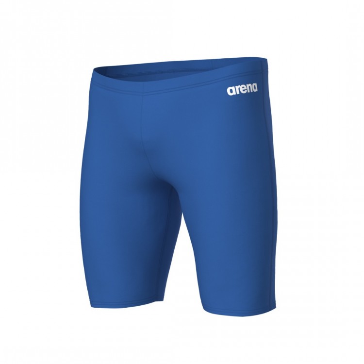 MENS TEAM SWIM JAMMER SOLID ROYAL WHITE