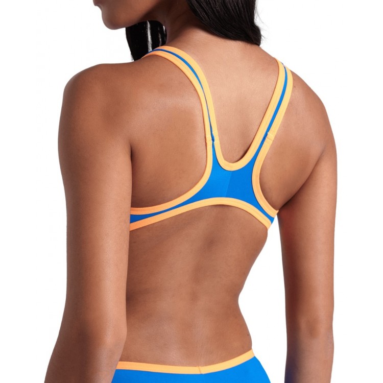 W ARENA ONE BIGLOGO ONE PIECE BLUE RIVER FLUO ORANGE