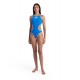 W ARENA ONE BIGLOGO ONE PIECE BLUE RIVER FLUO ORANGE