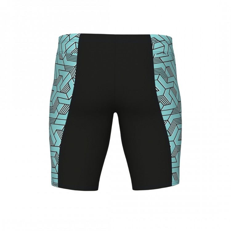 MEN'S ARENA ESCAPE SWIM JAMMER BLACK WATER BLUE MULTI