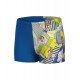 BOYS ARENA FANTASIZE SWIM SHORT MULTI GREY ROYAL