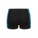 BOYS ARENA POOL TILES SWIM SHORT BLACK BLUE MULTI