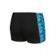 BOYS ARENA POOL TILES SWIM SHORT BLACK BLUE MULTI