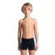 BOYS ARENA POOL TILES SWIM SHORT BLACK BLUE MULTI