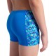 BOYS ARENA POOL TILES SWIM SHORT BLUE RIVER BLUE MULTI