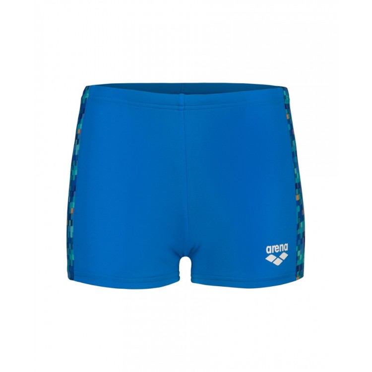 BOYS ARENA POOL TILES SWIM SHORT BLUE RIVER BLUE MULTI