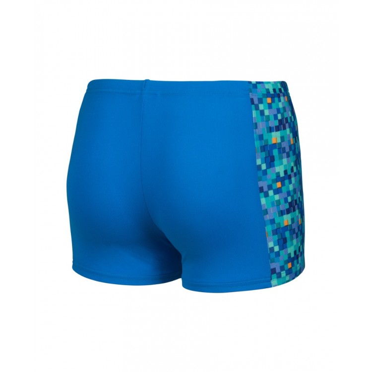 BOYS ARENA POOL TILES SWIM SHORT BLUE RIVER BLUE MULTI