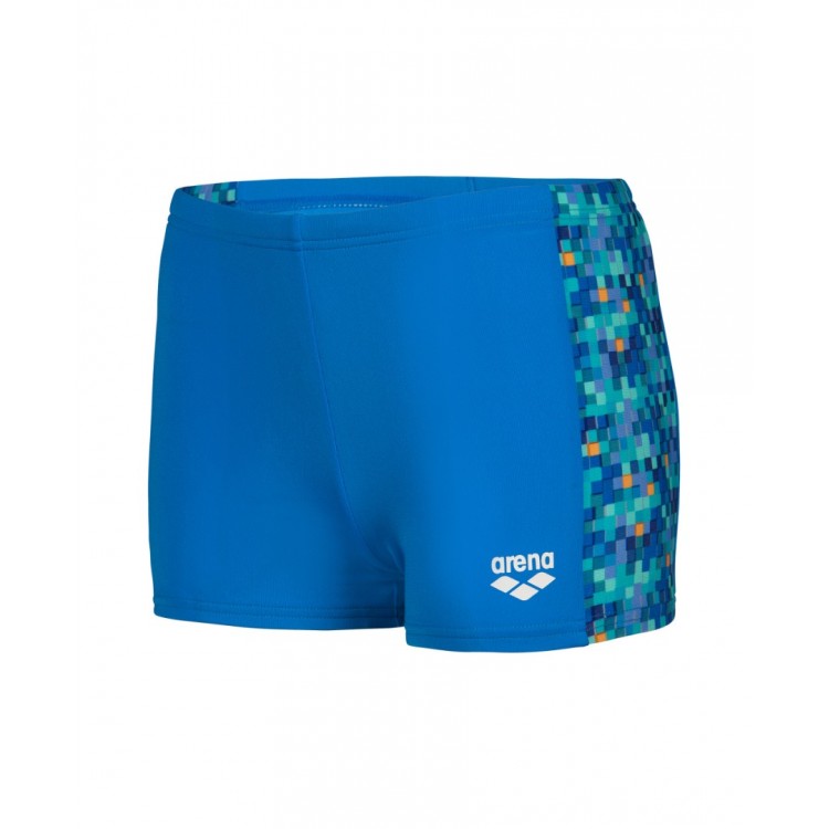 BOYS ARENA POOL TILES SWIM SHORT BLUE RIVER BLUE MULTI